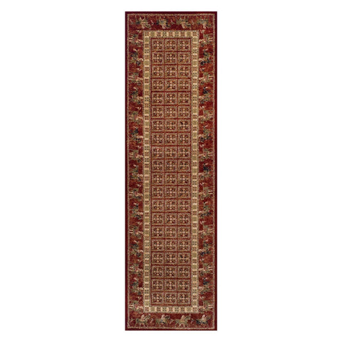 Image of Traditional Royal Red Area Rug RUGSANDROOMS 