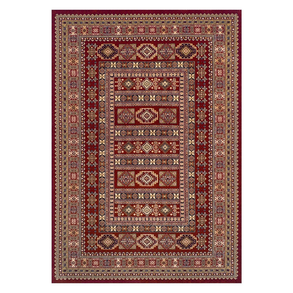 Classic Royal Red Area Rug RUGSANDROOMS 