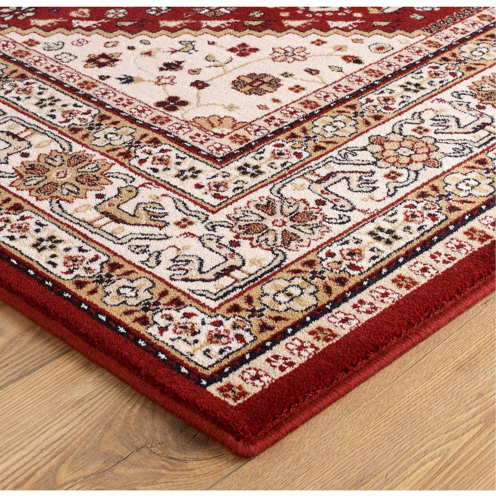 Oriental Red Area Rug RUGSANDROOMS 