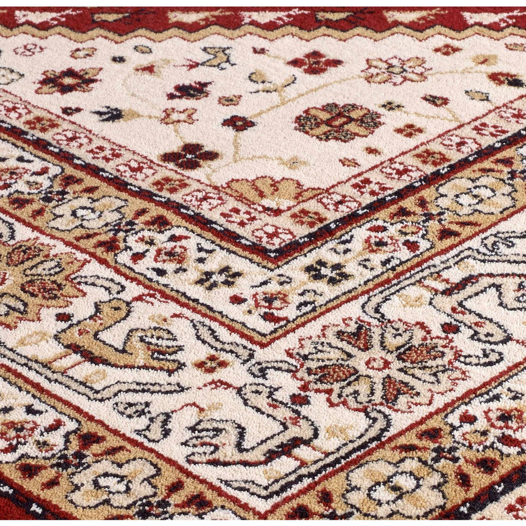 Oriental Red Area Rug RUGSANDROOMS 