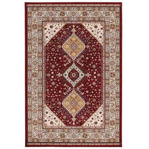 Oriental Red Area Rug RUGSANDROOMS 