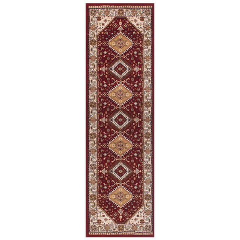 Image of Oriental Red Area Rug RUGSANDROOMS 