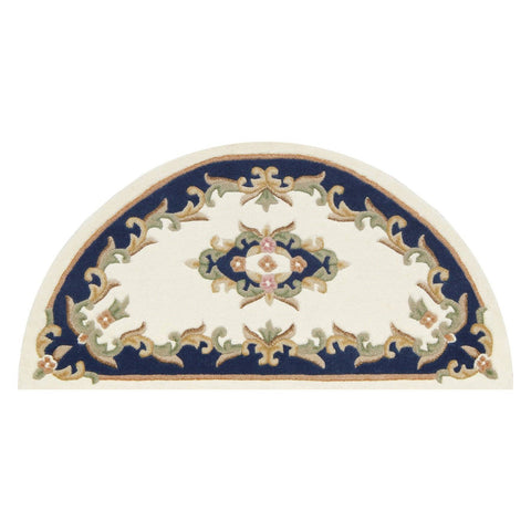Image of Royal Cream Blue Area Rug RUGSANDROOMS 