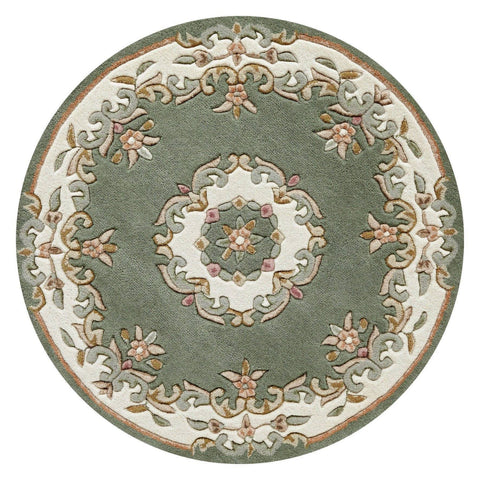 Image of Royal Green Area Rug RUGSANDROOMS 