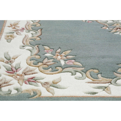 Image of Royal Green Area Rug RUGSANDROOMS 