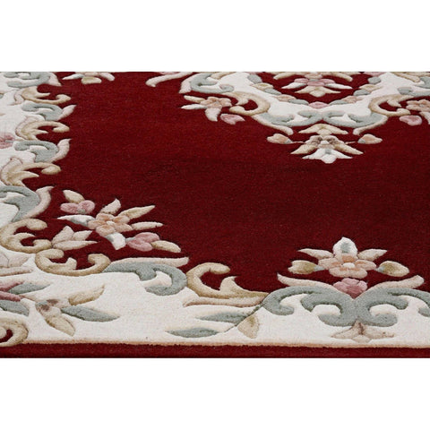Image of Royal Red Area Rug RUGSANDROOMS 