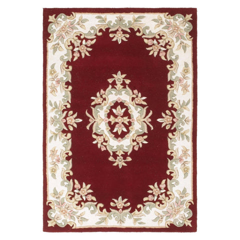Royal Red Area Rug RUGSANDROOMS 