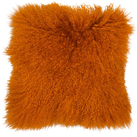 Malini Mongolian Orange Cushion