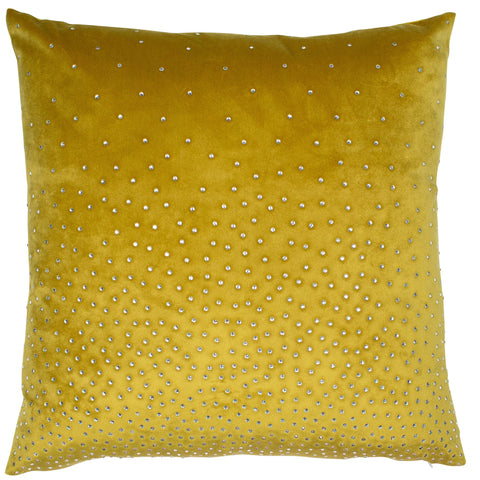 Malini Zircon Mustard Cushion