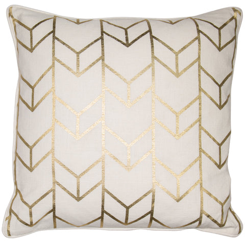 Malini Geo Gold Cushion