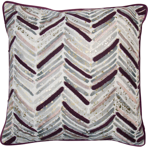 Malini Verdi Aubergine Cushion