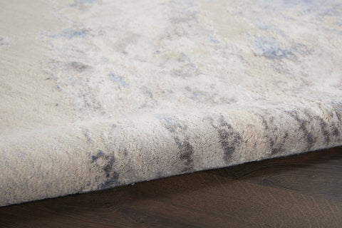 Image of Nourison Blue/Ivory Area Rug RUGSANDROOMS 