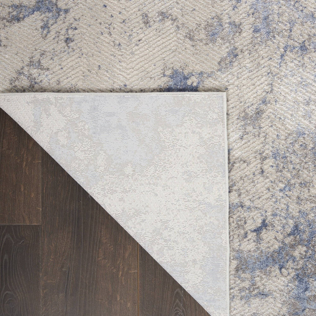 Montay Blue/Ivory Area Rug RUGSANDROOMS 