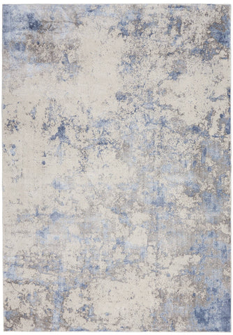 Montay Blue/Ivory Area Rug RUGSANDROOMS 