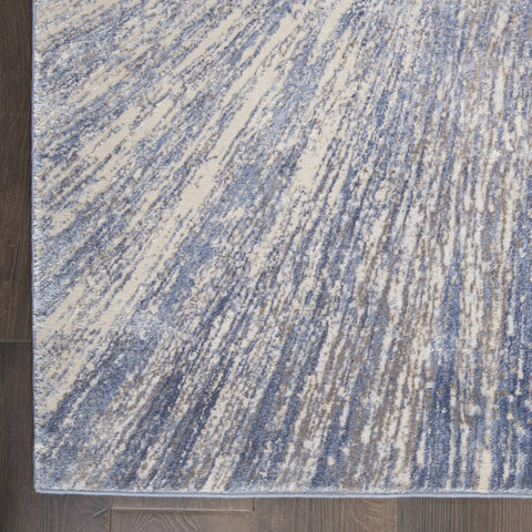 Image of Arianna Blue/Grey Area Rug RUGSANDROOMS 