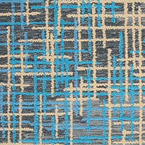 Image of Angela Blue/Beige Area Rug RUGSANDROOMS 