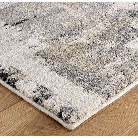 Image of Sansa Cream/Grey Area Rug RUGSANDROOMS 