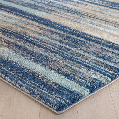 Image of Sansa Blue Area Rug RUGSANDROOMS 