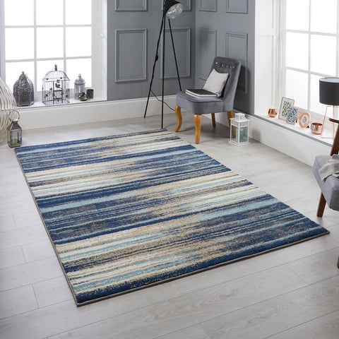 Sansa Blue Area Rug RUGSANDROOMS 