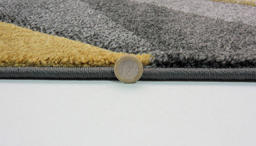 Shatter Ochre Area Rug RUGSANDROOMS 