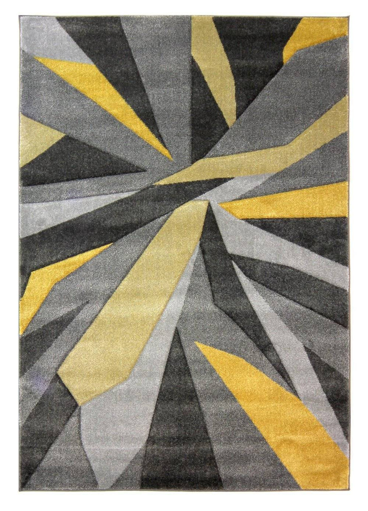 Shatter Ochre Area Rug RUGSANDROOMS 