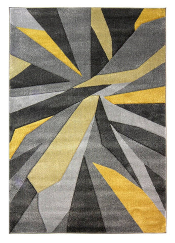 Shatter Ochre Area Rug RUGSANDROOMS 