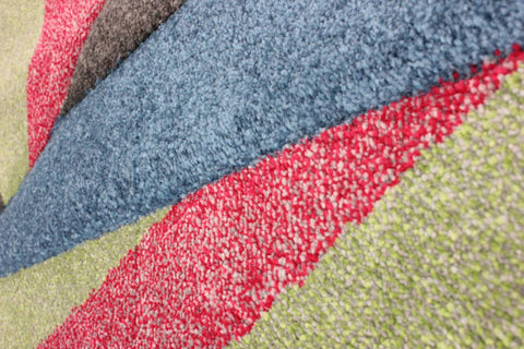 Image of Shatter Multi-Coloured Area Rug RUGSANDROOMS 