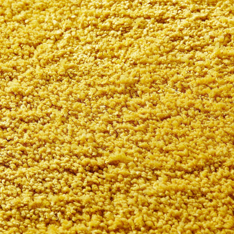 Image of Soft Shaggy Mustard Area Rug RUGSANDROOMS 