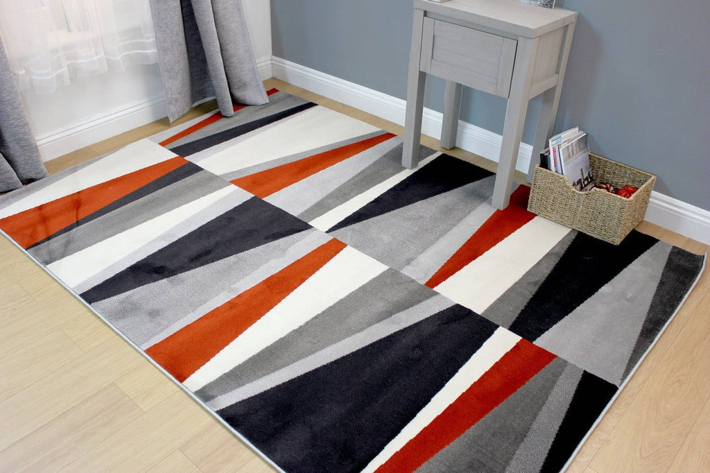 Tekla Terracotta Area Rug RUGSANDROOMS 