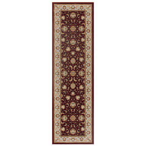 Image of Tabriz Red Area Rug RUGSANDROOMS 