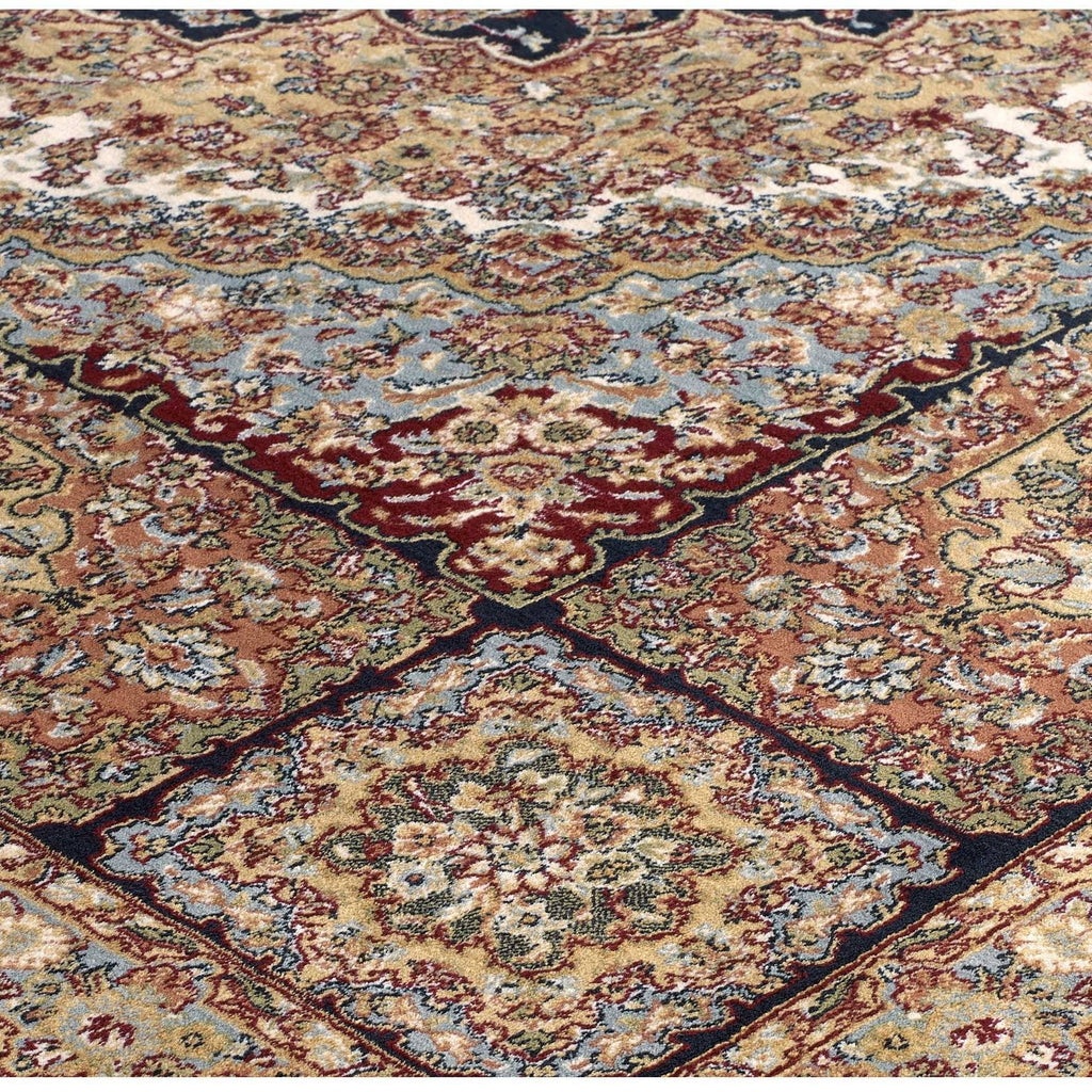 Tabriz Black/Beige Area Rug RUGSANDROOMS 
