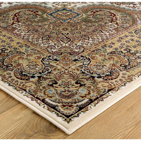 Image of Tabriz Cream Area Rug RUGSANDROOMS 
