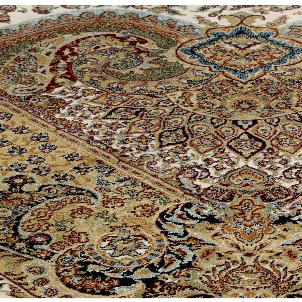 Tabriz Cream Area Rug RUGSANDROOMS 