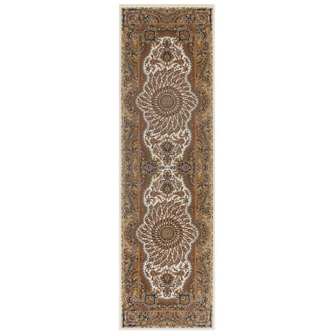 Image of Tabriz Cream Area Rug RUGSANDROOMS 