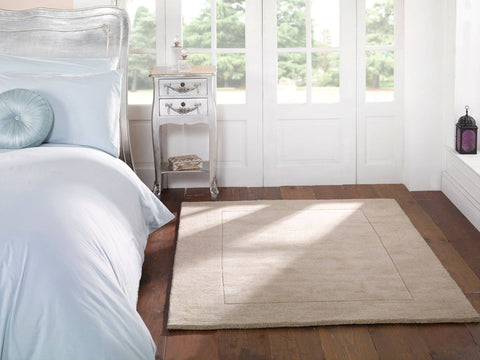 Plain Natural Area Rug RUGSANDROOMS 