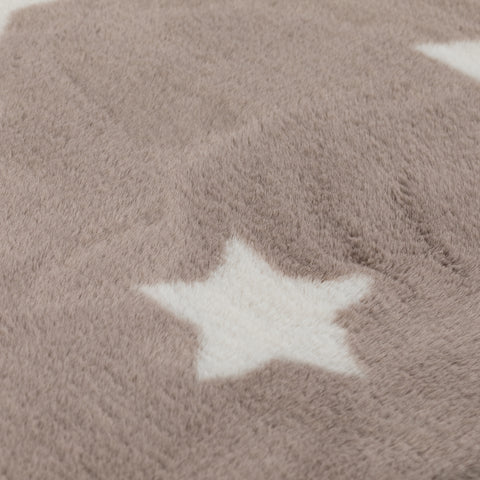 Image of Caramel Cream Stars Area Rug