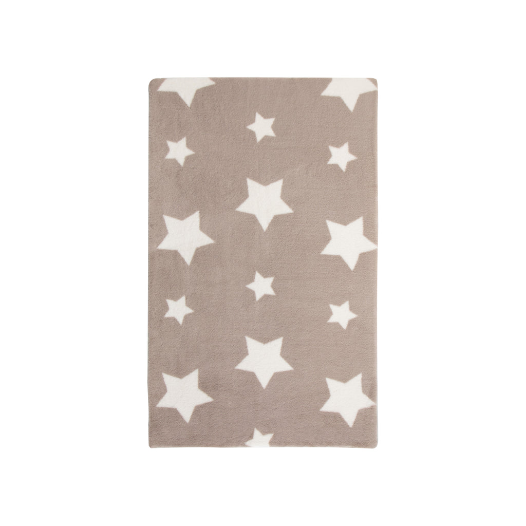 Caramel Cream Stars Area Rug