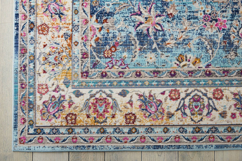 Vintage Blue Area Rug RUGSANDROOMS 
