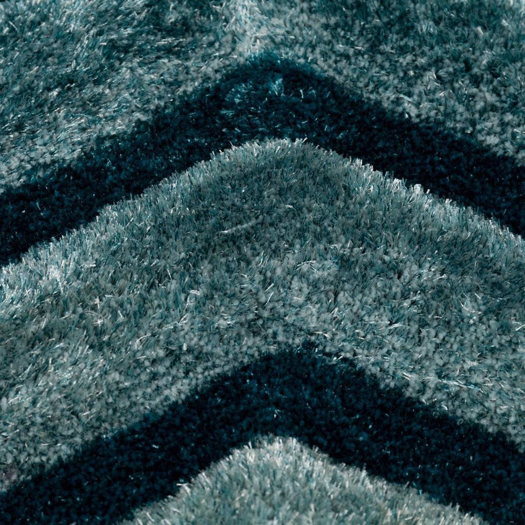 Hexagon Duck Egg Area Rug RUGSANDROOMS 