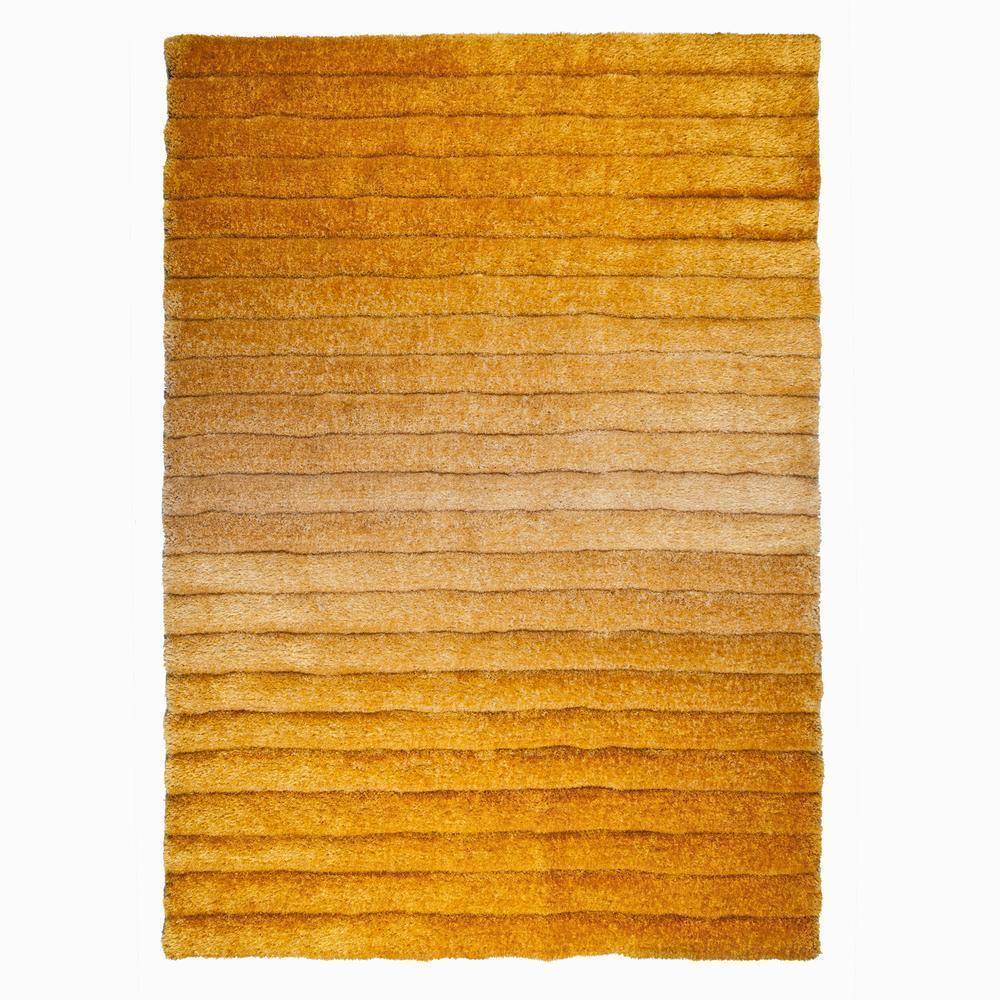 Ombre Ochre Area Rug RUGSANDROOMS 