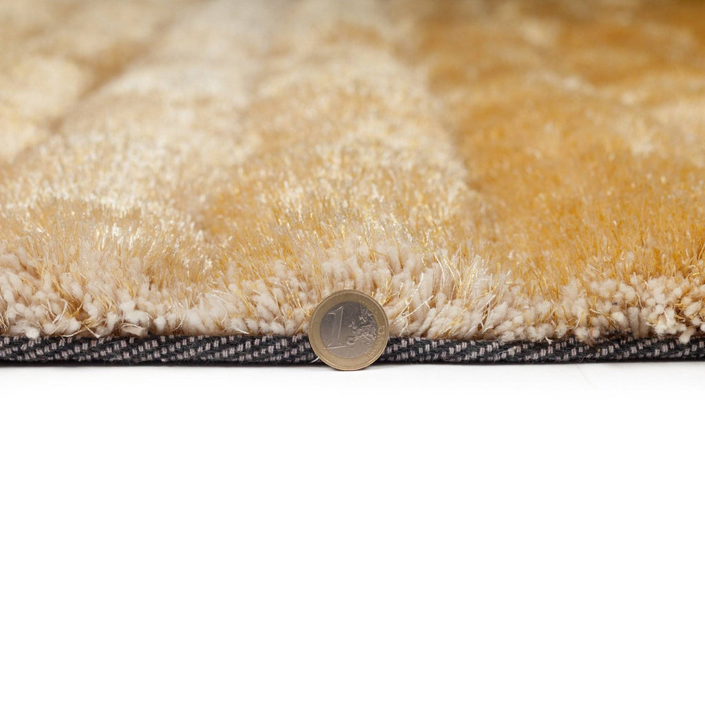 Ombre Ochre Area Rug RUGSANDROOMS 