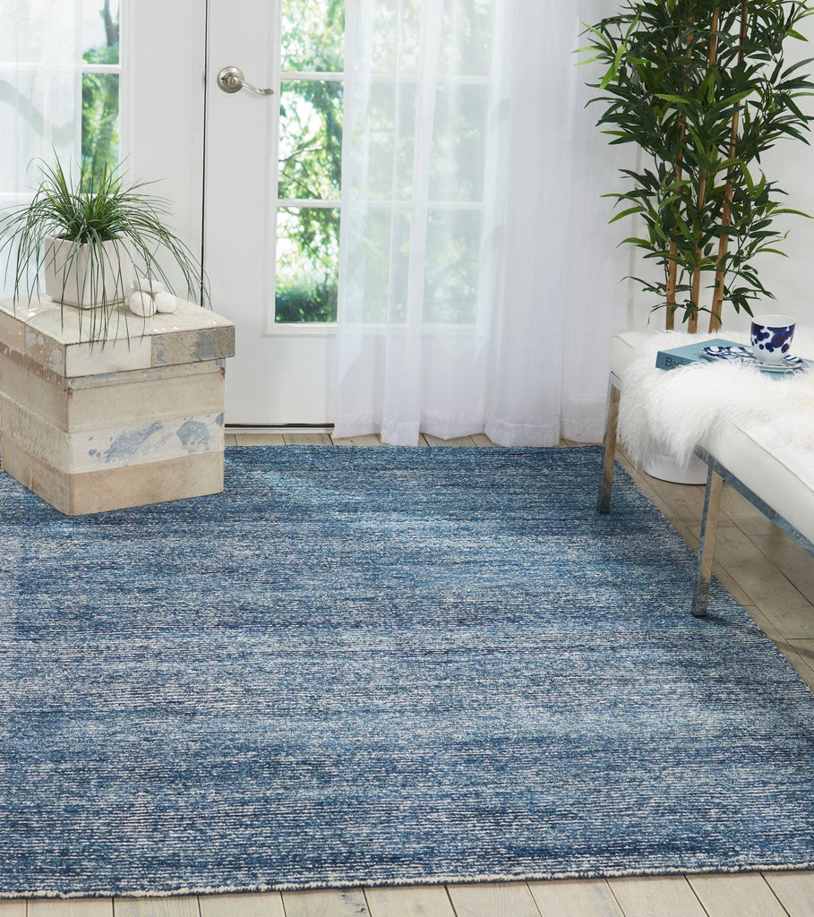 Carina Blue Area Rug RUGSANDROOMS 