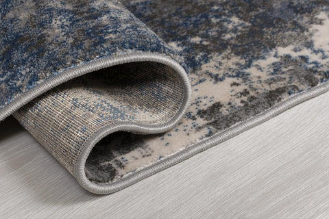 Image of Denver Blue/Grey Area Rug