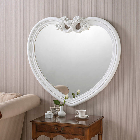 White Heart Mirror