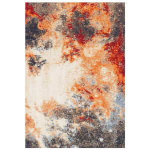 Abstract Multi Coloured Area Rug