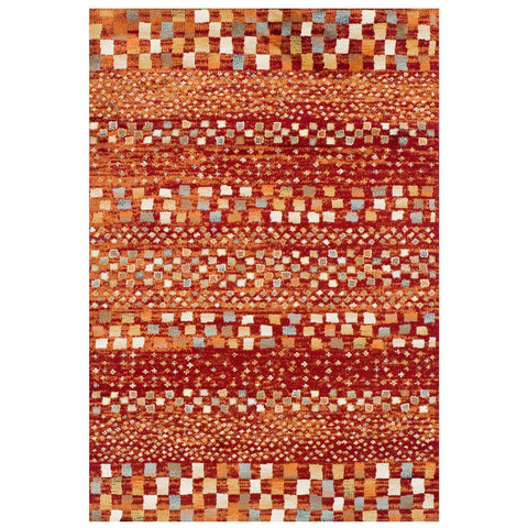 Image of Zarah Red Area Rug RUGSANDROOMS 