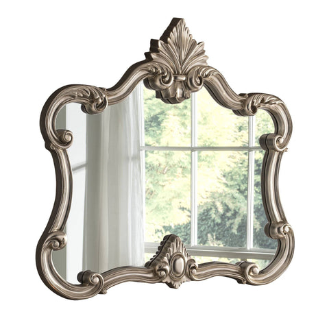 Image of Traditional Silver Wall Mirror RUGSANDROOMS 