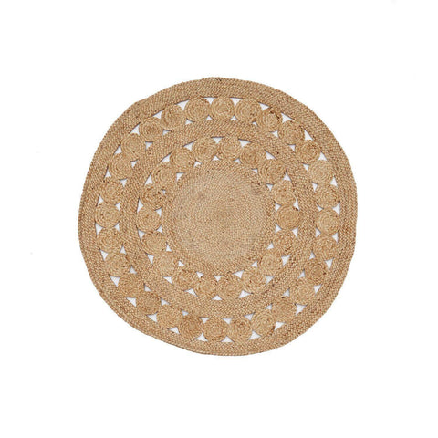 Image of Excel Handmade Round Jute Rug , Natural cvsonia 