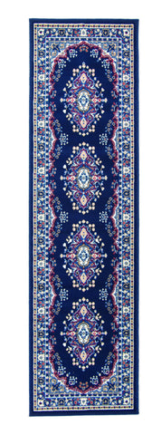 Image of Yuri Navy Area Rug RUGSANDROOMS 