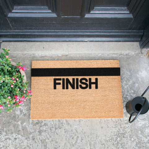 Finish Line doormat RUGSANDROOMS 